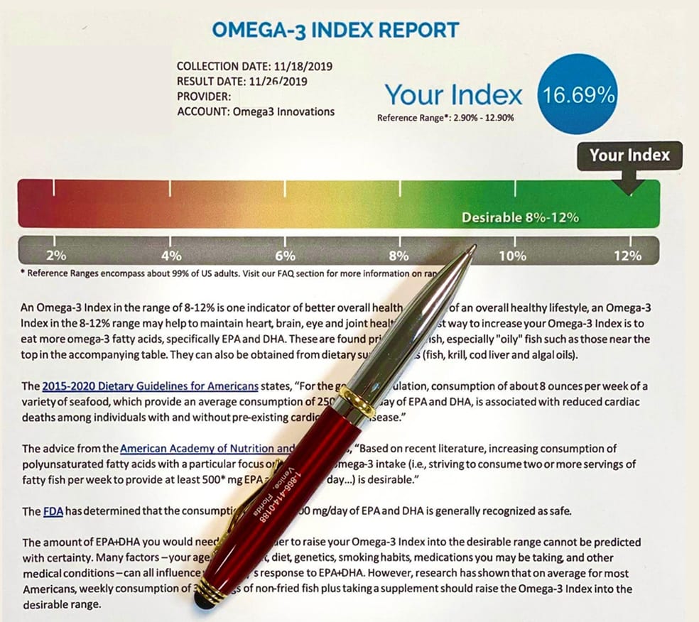 Omega-3 Index Report